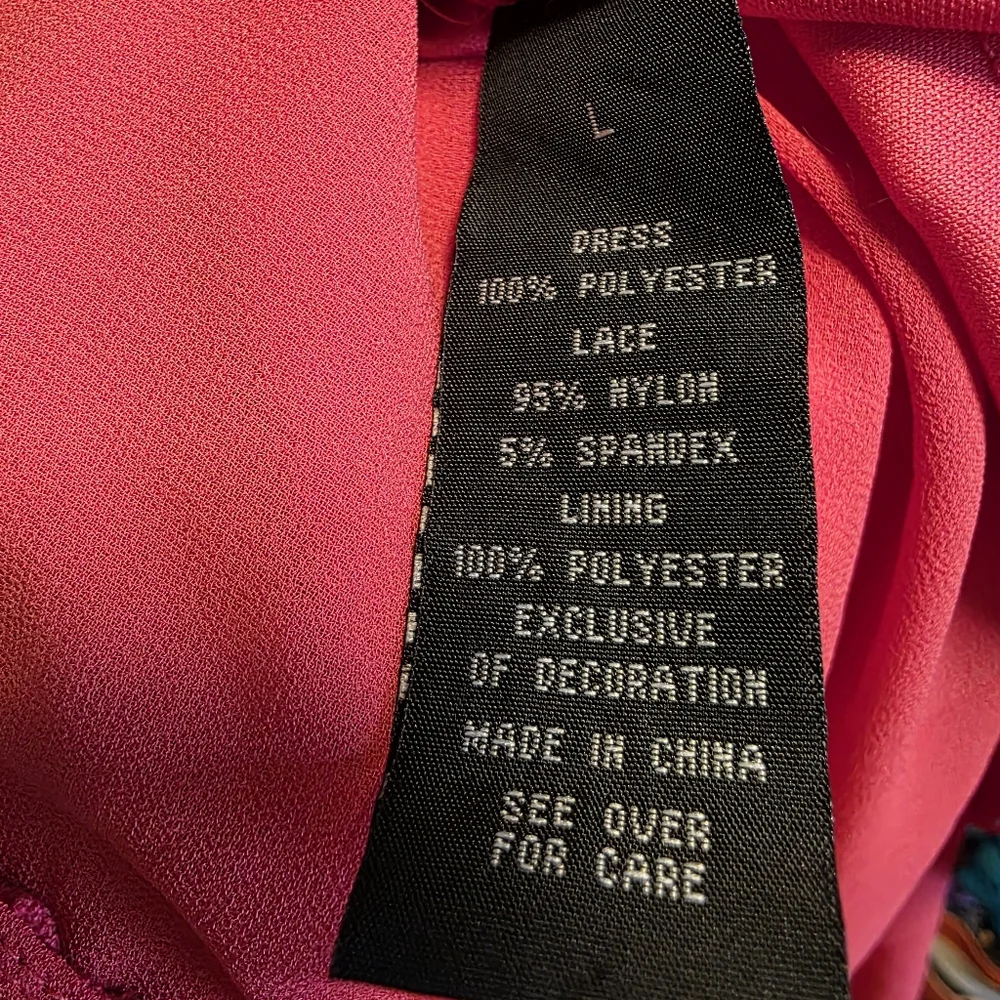 EUC IZ Byer Dress Size Large In Color "Poppy" - Picture 7 of 8